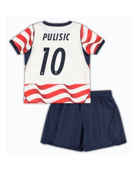 Billige Fotballdrakt Forente stater Christian Pulisic #10 Replika Hjemmedraktsett Barn VM 2026 Kortermet (med bukser)